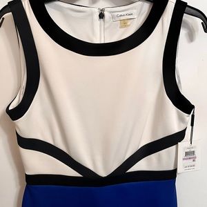 Calvin Klein Women’s Stretch Colorblock Sheath Dress